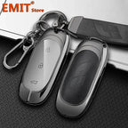 for Lixiang LEADING IDEAL L7 L8 L9 MAX Li Auto Key Case Smart Remote Holder Keychain Bag Protection Shell Cover Car Accessories