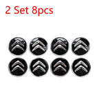 1-5Set 4Pcs Wheel Centre Hub Caps Black 60MM Wheel Center Cap Replacement for Citroen C1 C3 C4 DS3 Most Models