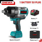 ONEVAN 3100N.M Torque Brushless Electric Impact Wrench Cordless Wrench Screwdriver Socket Power Tools For Makita 18V Battery Pin