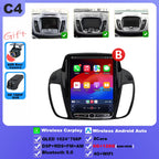 Wireless Android 15 Carplay For Ford Kuga 2 Escape 3 2012-2019 9.7 Inch Tesla Style Car Multimedia Player 5G Wifi Touch Display
