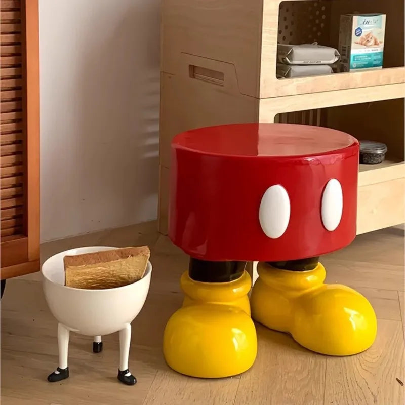 Shoe Changing Stool Home Door Cute Creative Children's Shoe Changing Stool Living Room Small Stool Entrance Cartoon Small Stool