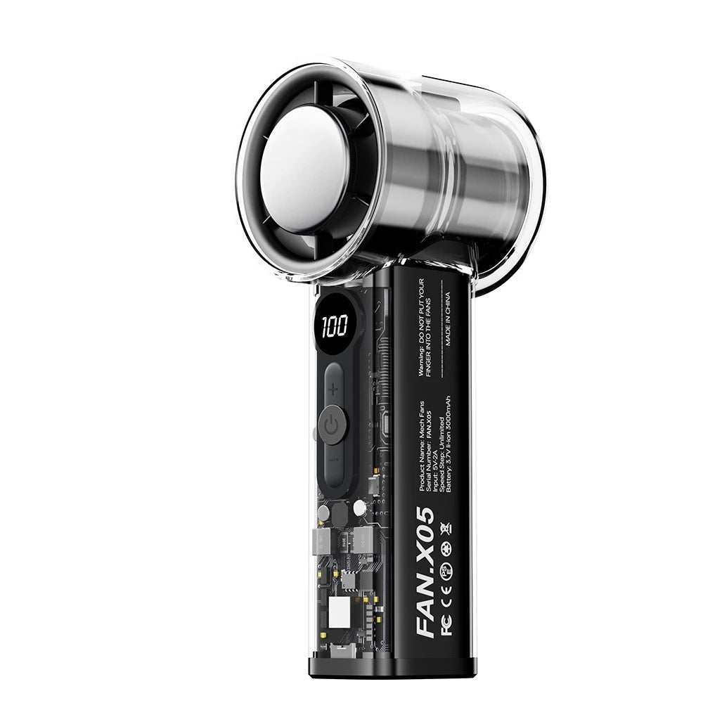 New 2000mAh Battery 100 Gears AI Superconducting Cooling Hanging Neck