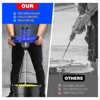 Handheld Paint Concrete Mixer Machine Paddle Mixer Adjustable 6 Speed Stirrer Electric Mix Stirring Tool M14 Mixing Rod 2600W