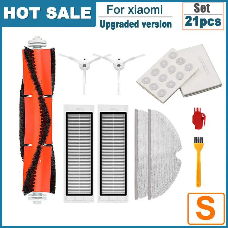 Hepa Filter for Xiaomi Mijia 1S,Roborock S5 S50 Max,Mi Robot Vacuum Cleaner,Mop Roller Side Brush Accessories Spare Parts Kit