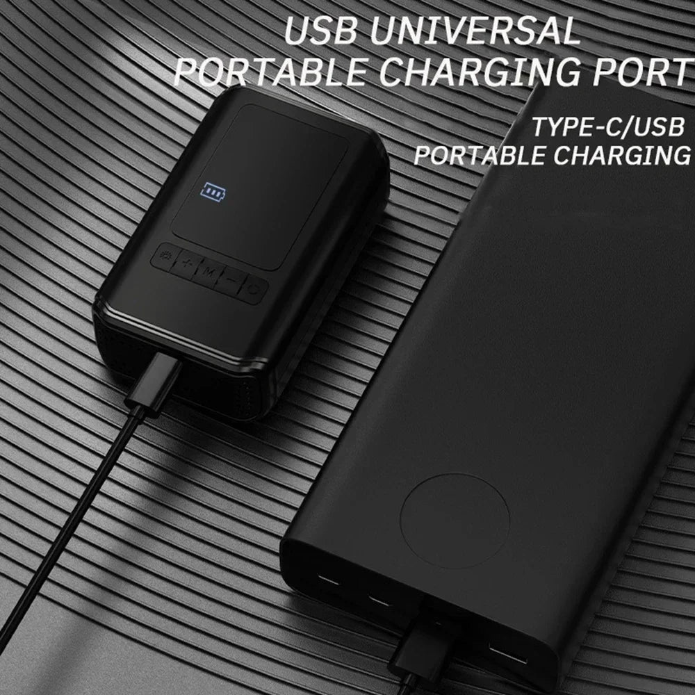 Car Mounted Inflation Pump Portable Mini Self-propelled Electric Tire Inflator Air Pump Handheld Wireless Charging