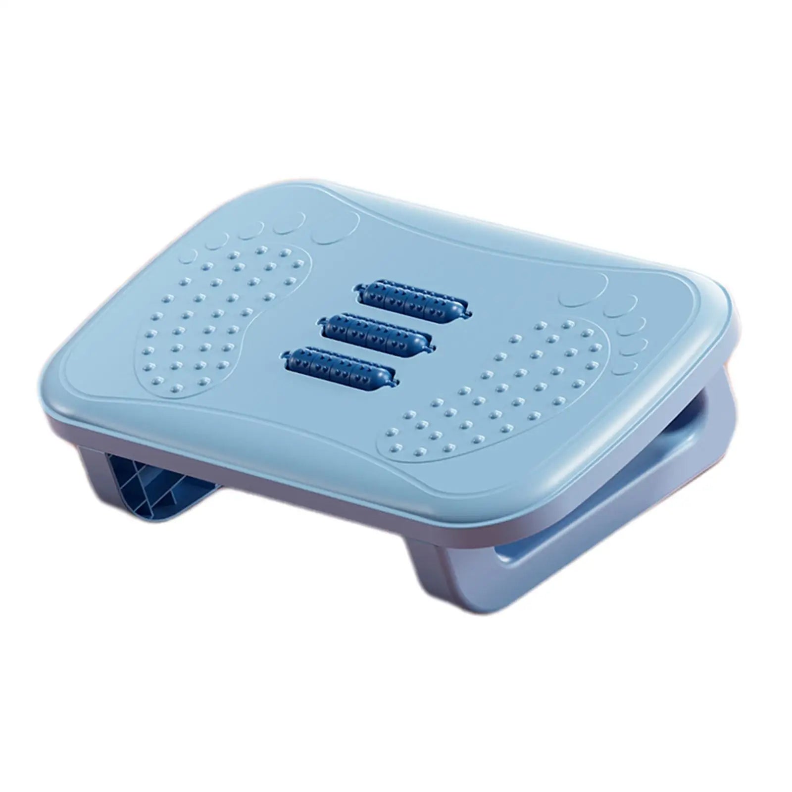 Foot Rest Under Desk Leg Rest with Roller Massage Foot Nursing Stool Foot Stool for Car Computer Desk Women Men Living Room Home