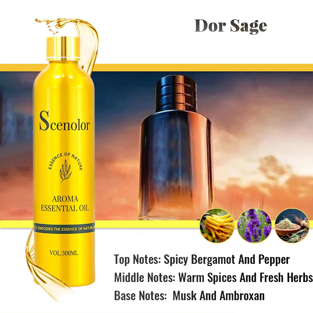 300ml French Oud Fragrance Oil - Long-Lasting Hotel & Home Perfume