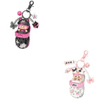 LOZ Panda Big Head Shoes Keychain Model Assembly Toy Home Creative Ornament Building Blocks Set Boys and Girls Birthday Gift