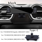 Car Phone Mount Holder For Porsche 718 Boxster Spyder 982 Panamera 971 Macan 95b Cayenne 92A Coupe 9YB Interior Accessories