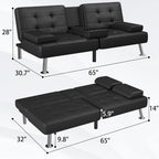 Modern Folding Futon Sofa Bed