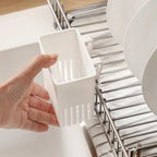Kitchen Utensil Drying Basket Sink Dish Rack Hanging Drainer Expandable Cutlery Drainers For Forks Spoons Chopsticks