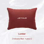 For CHERY JETOUR t2 t3 X70 X70S X70M X90 PLUS X95 Car Headrest Lumbar Support Seat Neck Pillow Breathable Suede Pillow Accessory