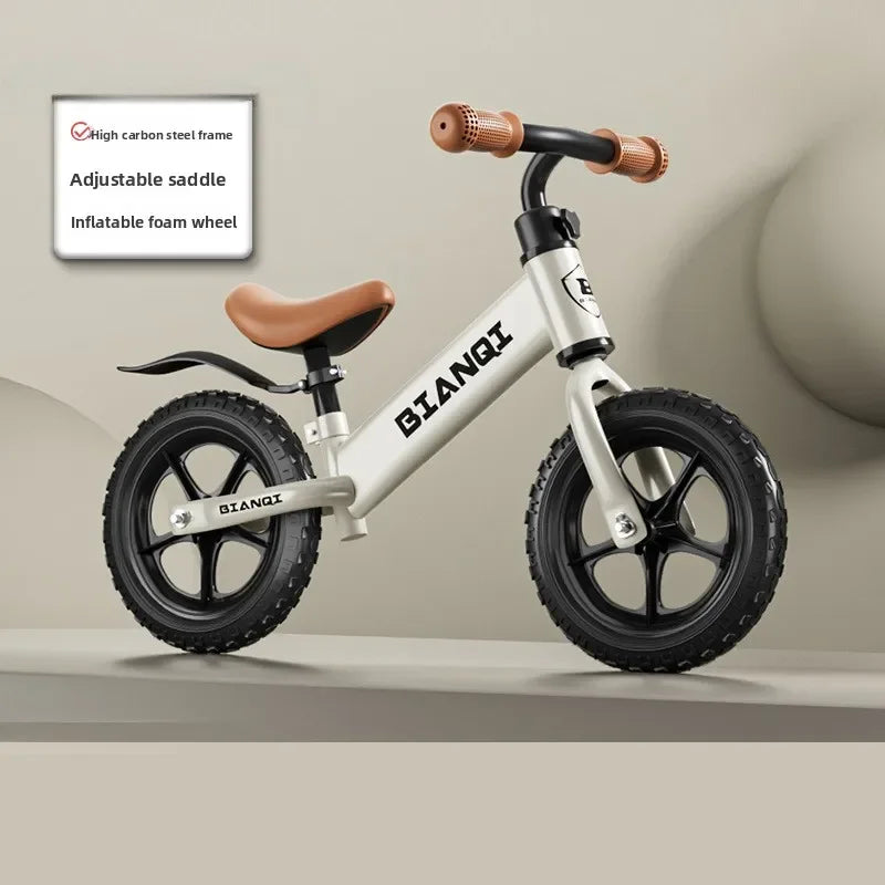 New children's balance bike, pedal bicycle, 2-3-4 years old baby sliding bike, learning walker, sliding bike
