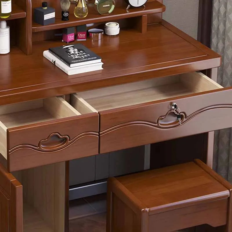 Wood Brown Box Dresser Eithe Bedroom Girl Nordic Women Living Room Dressing Table Storage Hotel Comoda Pra Quarto Furniture