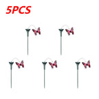 Solar Powered Flying Wobble Solar Flying Bird Butterfly Artificial Fake Hummingbird Dancing Fluttering Butterflies Garden Decor