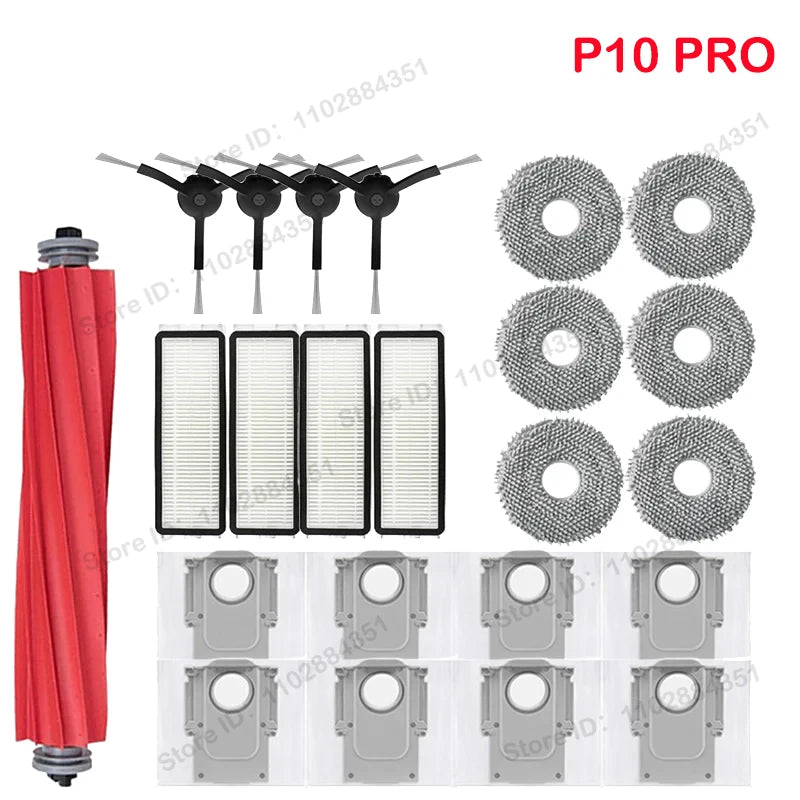 Replacement Roller & Dust Bag Parts for Roborock