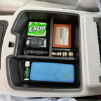 Console Organizer Compatible with 2007-2014 GMC Sierra 2500 3500/Chevy Silverado 2500 3500/Tahoe/Yukon XL/Suburban 1500 & 07-13