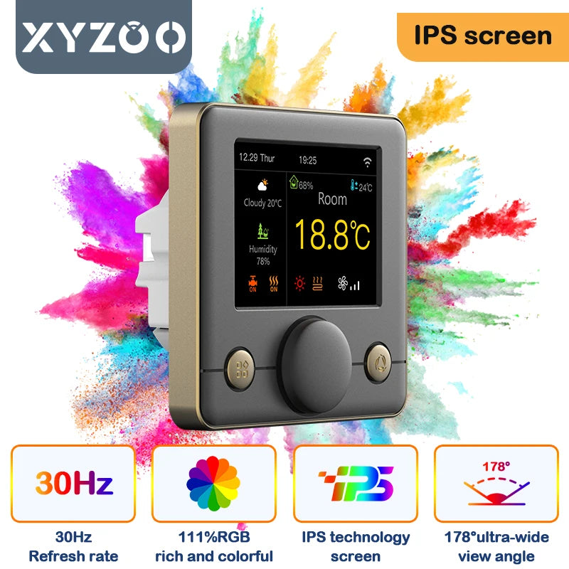 Smart Floor Heating Thermostat IPS Screen Tuya WiFi Home Temperature Digital Controller of Electric/Water Gas Boiler Alexa Alice