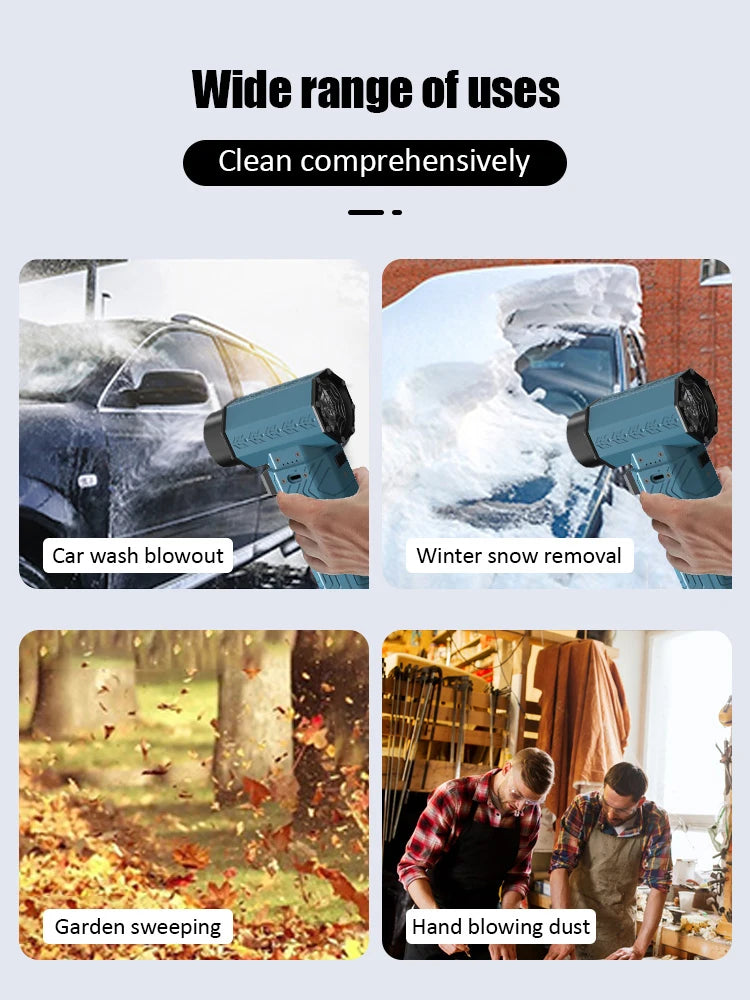 Powerful Turbo jet fan Violent Turbo Fan Car Violent Air Gun 600g Thrust Stepless Speed 70m/s High Power Turbofan Leaf Blower