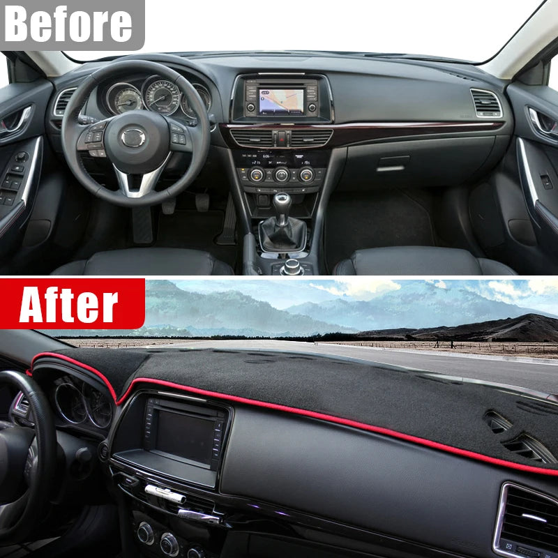 For Mazda 6 GJ Atenza 2013 2014 2015 Car Dashboard Cover Sun Shade Avoid Light Mat Pad Instrument Panel Carpets Accessories