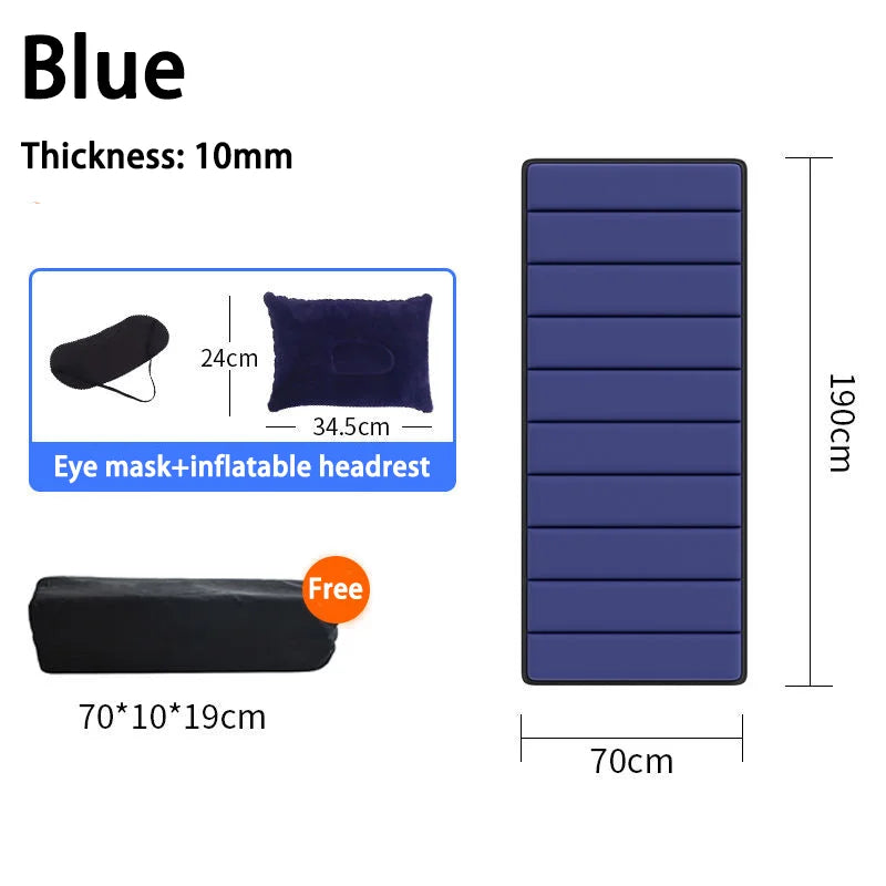 Non-inflatable  Car Travel Bed Outdoor Camping Folding Bed Portable SUV Mattress Universal Travel Mattress