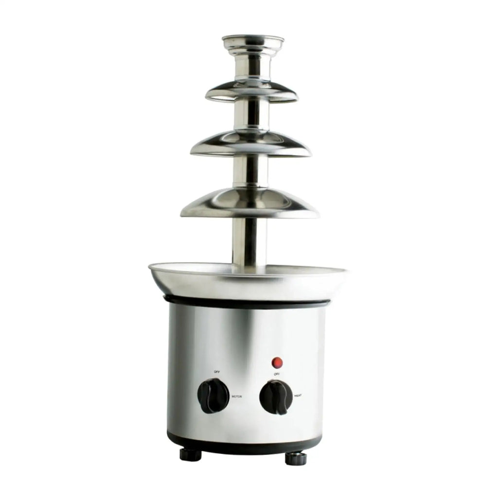 Stainless Steel Chocolate Fountain 4Layers Chocolate Melter With Heating Fondue Machine DIY Waterfall for Party