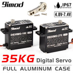 9imod DS35MG 35kg Waterpoof Servo 180°/270° Full Aluminum Case Stainless Steel Gear High Torque for 1/6 1/8 1/10 1/12 RC Car DIY