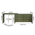 Nordic Storage Dresser Bedroom Modern 6 Drawer European Dresser Girls Luxury Green Toaletka Z Lustrem Do Sypialni Home Furniture