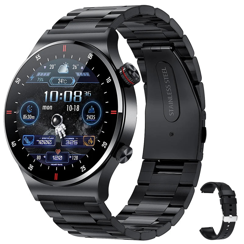 GPS Sports Smartwatch Men Health Monitoring With Heart Rate ECG + PPG 100+ Sports Modes NFC 2026 New Bluetooth Call Smart Watch