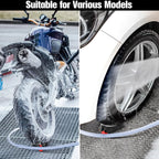 4Pcs Tire Hose Roller For Car Washing Preventing Pressure Washer Hose Stuck Under Tires Tire Wedge Car Wash Hose Anti-Clamp Tool