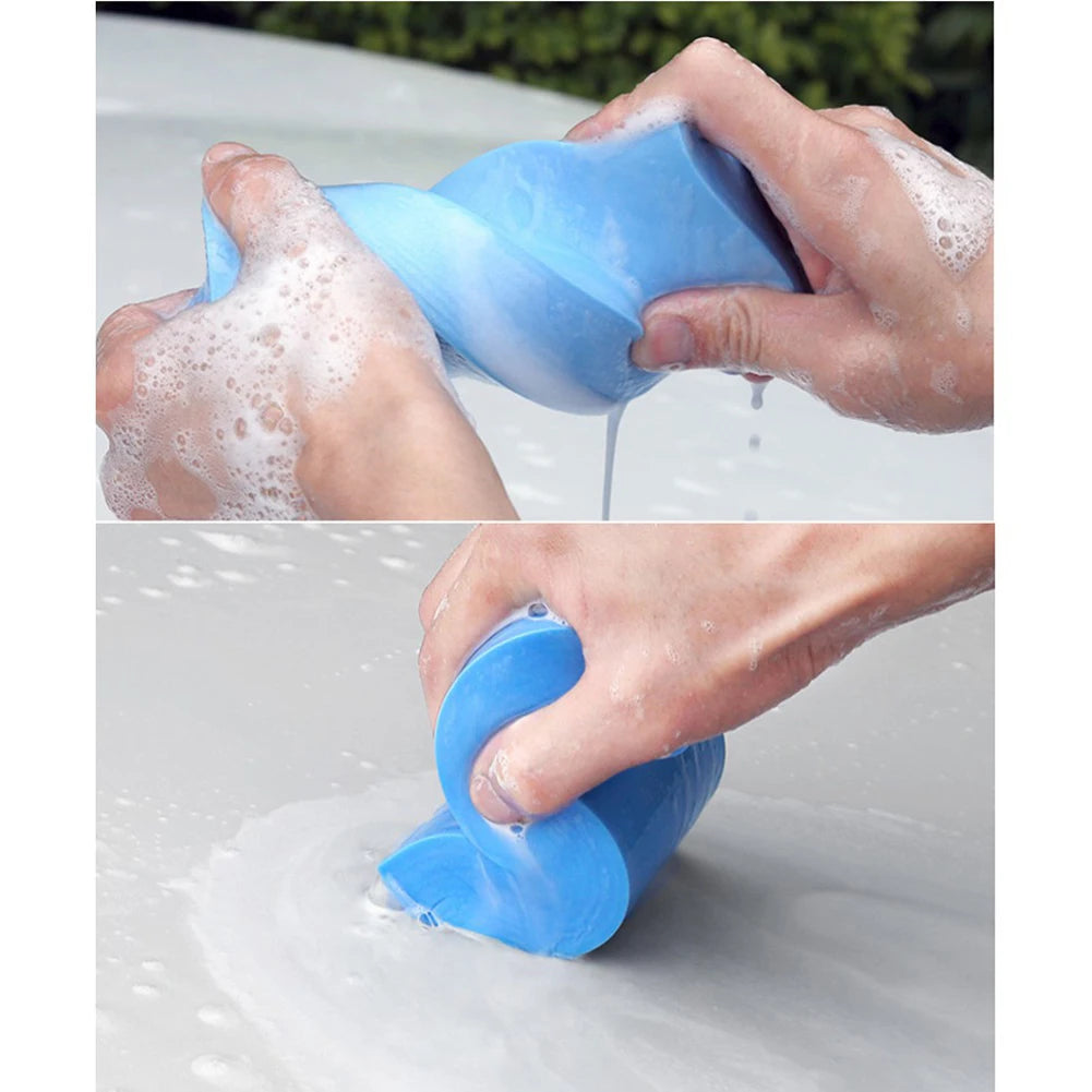 PVA Water Block Large Sponge Brush Dusting Moisturizing Sponge Soft Absorbent Cleaning Thick Sponge Block Car Cleaning Supplies