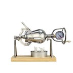 Hand-Cranked Mini Popcorn Making Machine Popcorn Puffing Machine Puffed Rice Corn Machine 300ml