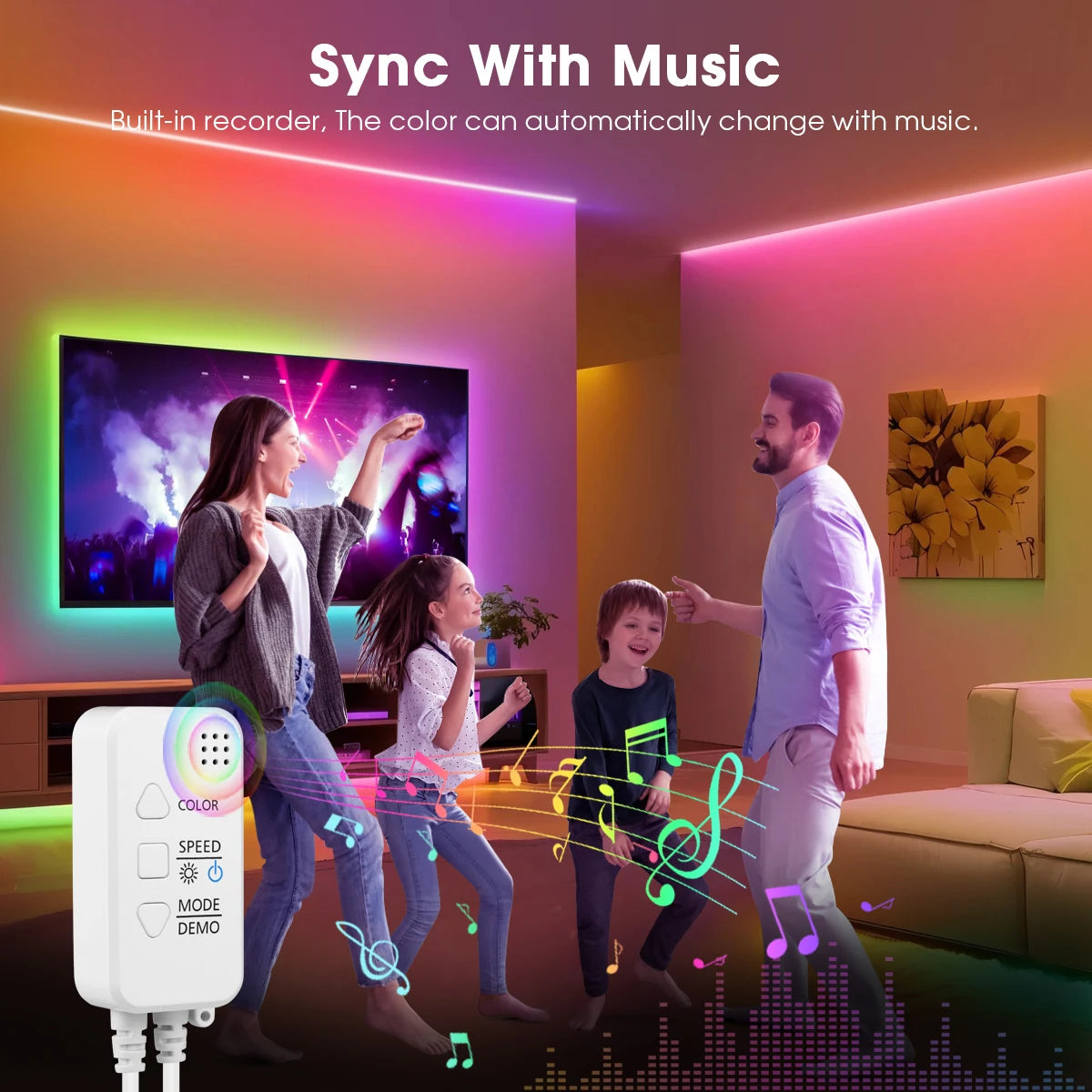 Tuya Smart WiFi Switch WS2811 COB RGBIC RGB LED Strip Light 12V Power Adapter Plug Dimmable Lamp LED Tape for Room Kitchen Decor
