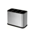 Stainless Steel Kitchen Cutlery Organizer Drainable Rust Proof Chopstick Shelf Box Compartment Large Capacity