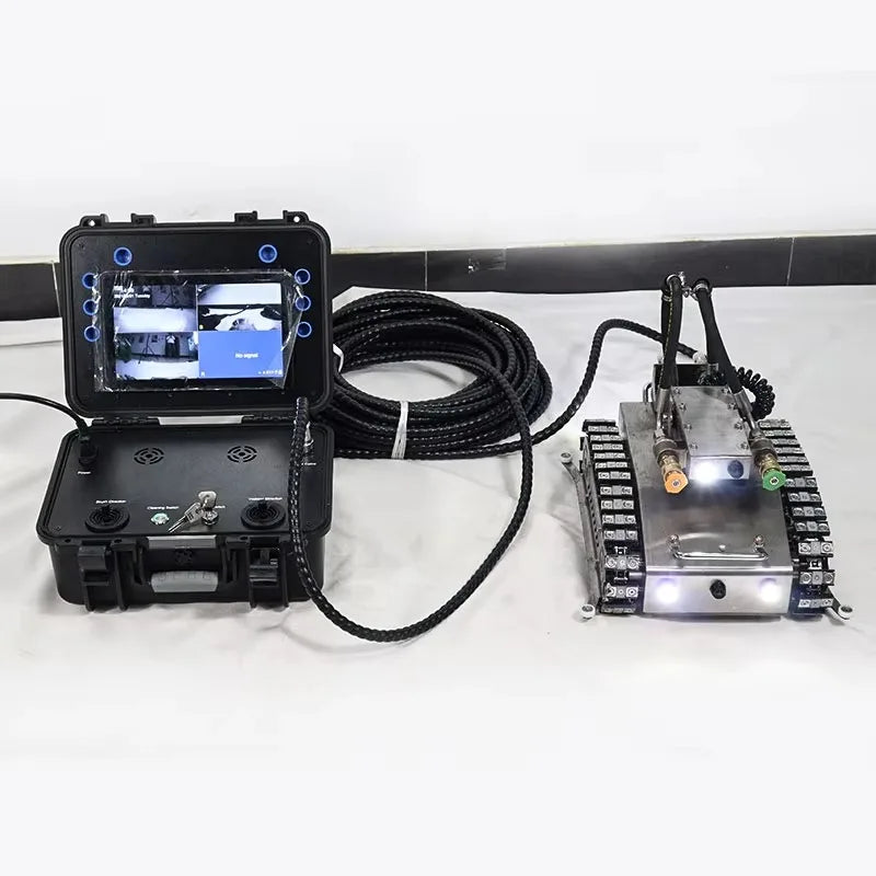 Kitchen robot, multi-function cleaner for horizontal pipe crawling, mode function