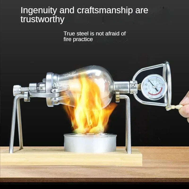 Hand-Cranked Mini Popcorn Making Machine Popcorn Puffing Machine Puffed Rice Corn Machine 300ml