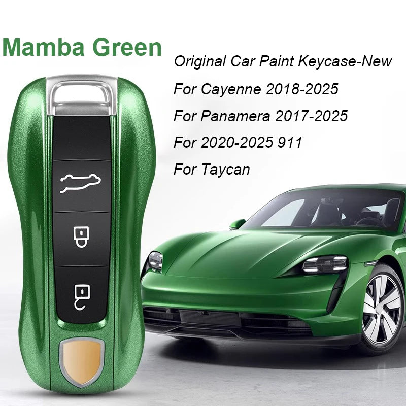 Key Case For Porsche Panamera Spyder Carrera Macan Boxster Cayman Cayenne 911 970 981 991 Smart Remote Key Case Fob Covers Bag