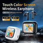 In-Ear Earbuds Wireless Earphones Bluetooth 5.4 Headphones ANC Noise Cancellation TouchScreen Bluetooth Earbuds With MIC