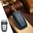 Car Key Case Cover Leather 4 Button Fob for Haval Jolion H6 H7 H4 H9 F5 F7 H2S Big Dog Great Wall Euler White Cat Keyring Holder