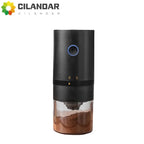 Portable long endurance electric coffee grinder with USB charging adjustable ceramic grinding core grinder