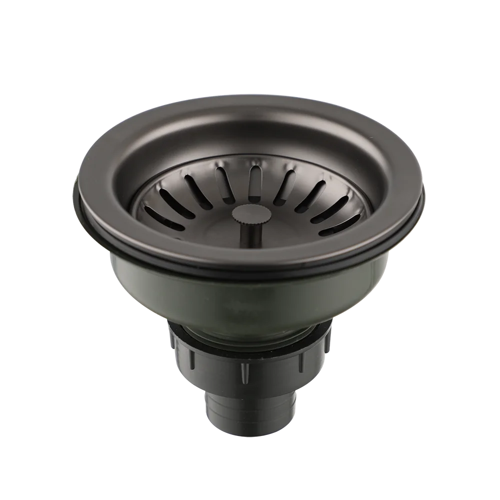 KEMAIDI Kitchen Sink Drain Strainer Stainless Steel Pop Up Sink Stopper Anti-Clogging Sink Food Catcher Basket Odor Filter Sink