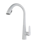 Kitchen Mixer Faucet Stainless Steel Material White ,Black ,Gun Grey ,Brushed Grey And Golden Color Hose 60cm Pull Out