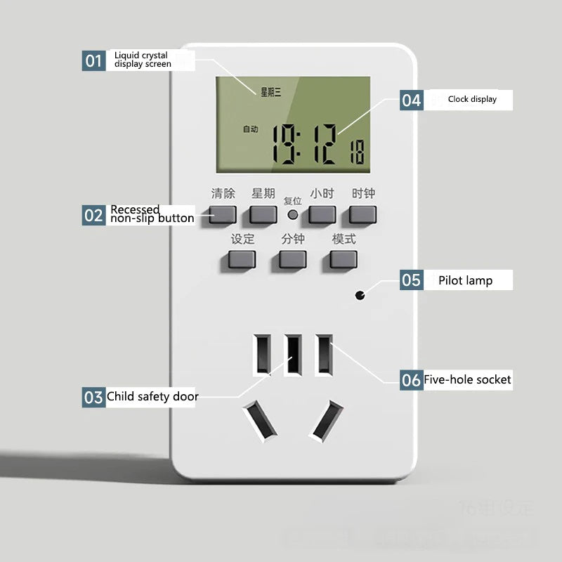 72W Large Garden Irrigation Timer Watering System Fog Nozzles Irrigation Kit Automatic Spray Misting Plant Watering System