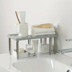 1pcs/Retractable kitchen rack under sink cabinet household layered dishes seasoning bottle finishing storage rack