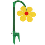 Crazy Spin Sprinkler Flower Shape Dancing Daisy Sprinklers 720 Rotating Water Spray Toy Garden Decor Irrigation Tool