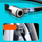 New 12V Air Compressor Pump with LED Light Digital Display Meter 100PSI Cylinder Automobile Tire Inflator Automobile Air Pump