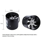 4 Inch Fan Air Ventilator For Home Kitchen Metal Pipe Ventilation Exha