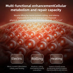2026 Latest Facial Rolling Massager Device Heated Roller Firming Face EMS 360 Rotating Wrinkle Remover Improve Facial Depression