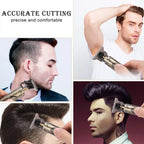 USB Rechargeable Electric Hair Clipper, Cordless Hair Trimmer Set For Hair Cutting, Professional Trimmer Shaver Trimmer Beard