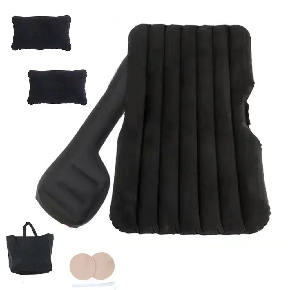 Car Inflatable Bed for Car Travel, Air Mattress Back Seat Use, Camping Sleep Rest